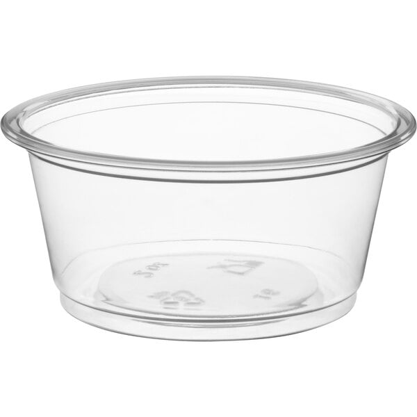 Souffle Cup / Portion Cup, Clear Plastic, 2 oz.