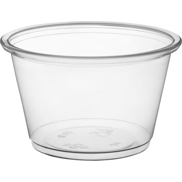 Souffle Cup / Portion Cup, Clear Plastic, 4 oz.