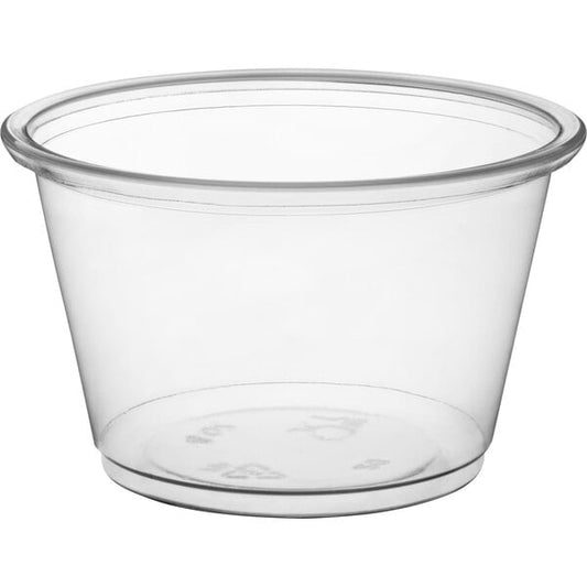 Souffle Cup / Portion Cup, Clear Plastic, 4 oz.