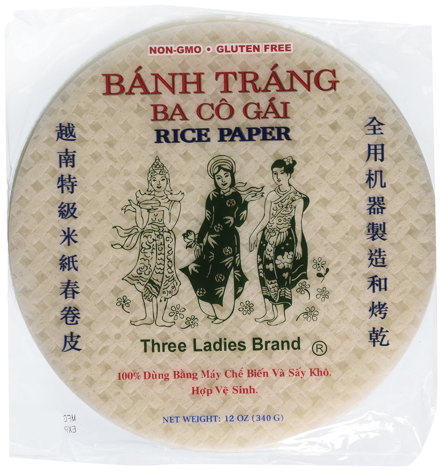 Rice Paper, Three Ladies, 31 cm